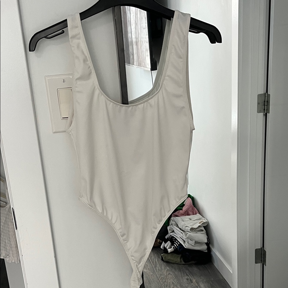 OW white bodysuit